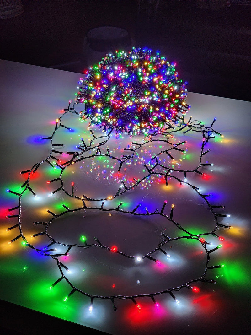 PISCA FESTÃO 1600 LEDS 50 METROS COLORIDO COM STROBO COLORIDO BIVOLT USO INTERNO E EXTERNO - PRÉ VENDA