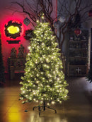 ÁRVORE PINHEIRO SINCELO 300 LEDS BICOLOR 860 GALHOS 2,10CM BIVOLT