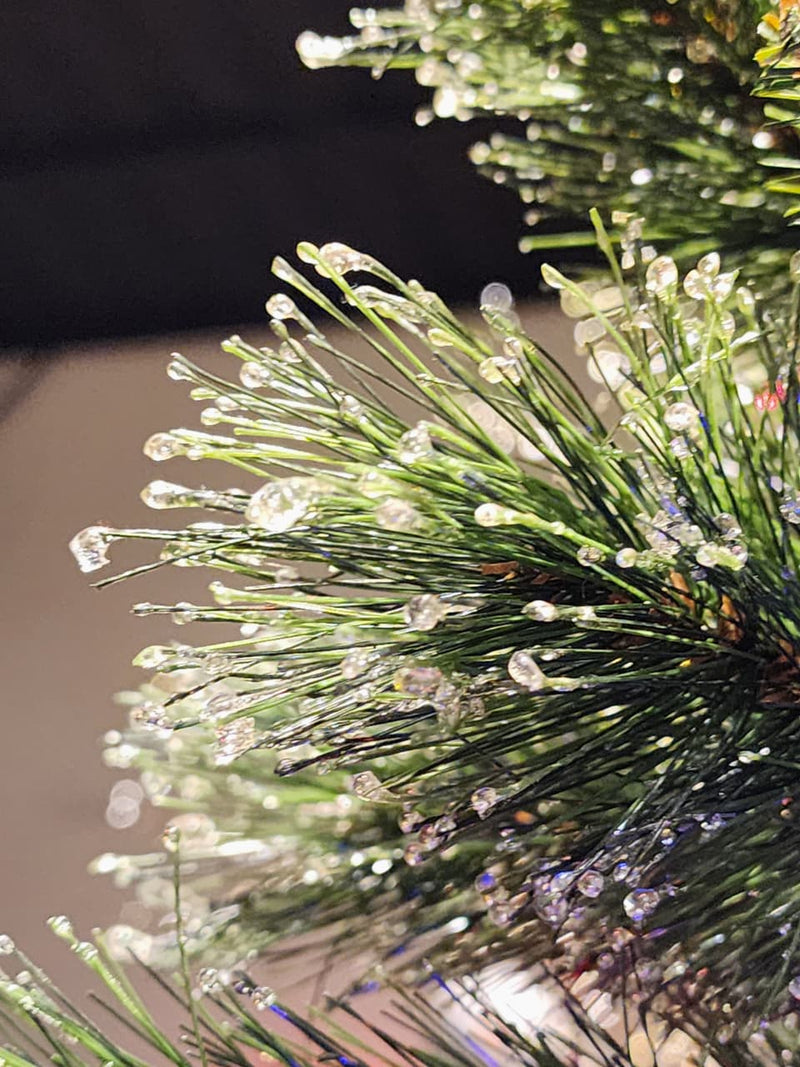 ÁRVORE PINHEIRO SINCELO 300 LEDS BICOLOR 860 GALHOS 2,10CM BIVOLT