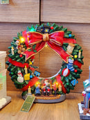 CENÁRIO NA GUIRLANDA EM RESINA COM LED E SOM 30CM - PRÉ VENDA 2025