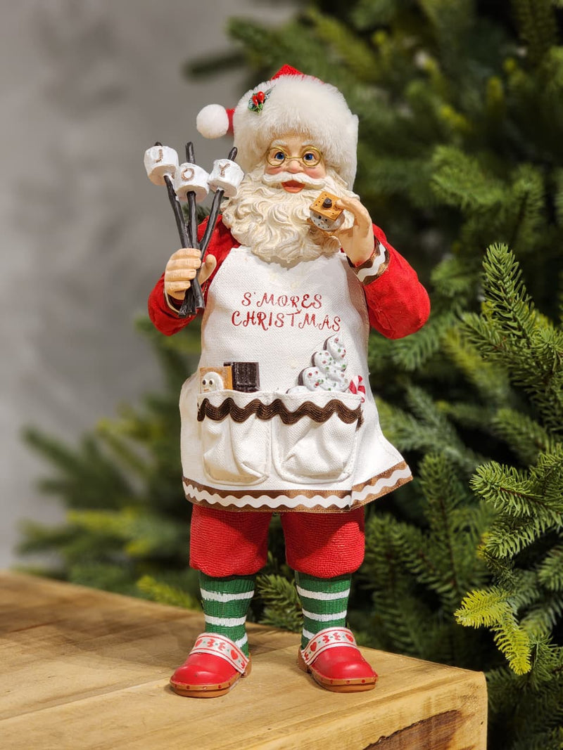 PAPAI NOEL MARSHMALLOW COLEÇÃO KURT S. ADLER 27CM