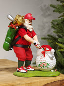 PAPAI NOEL GOLF COLEÇÃO KURT S. ADLER 27CM